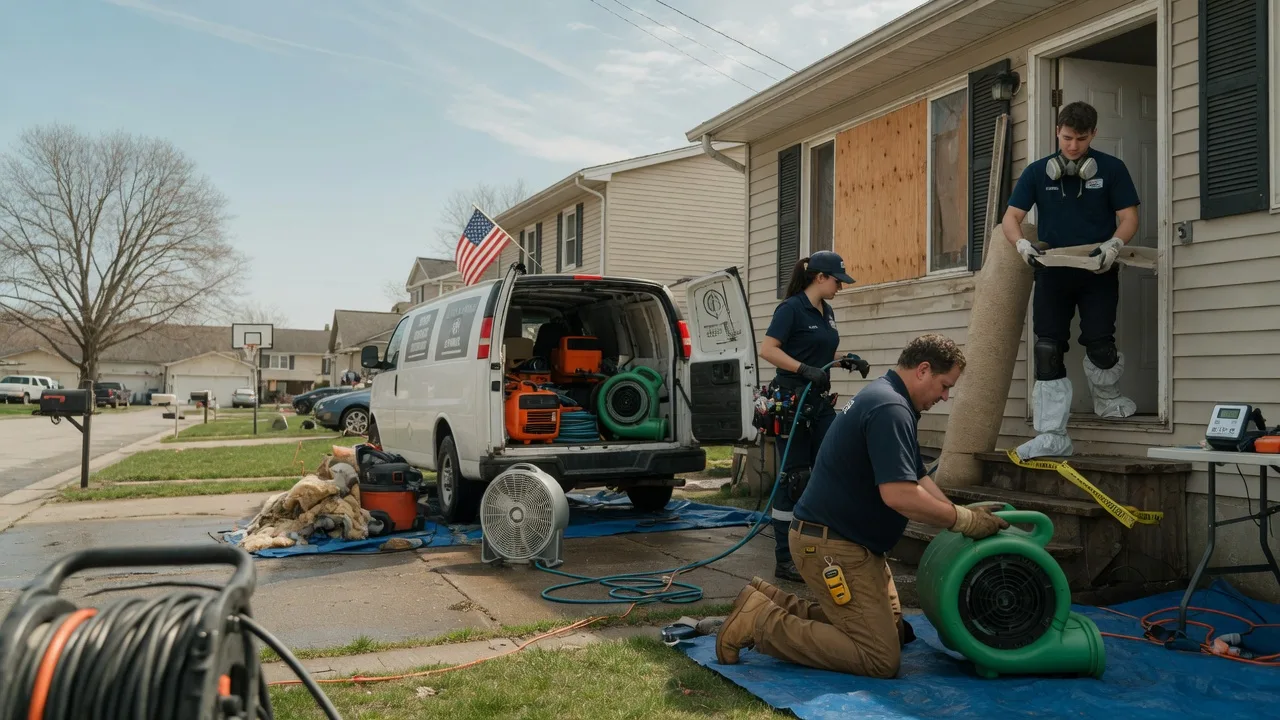 Water Damage Restoration in Mesopotamia, OH near me